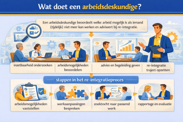 Alles over het beroep arbeidsdeskundige Wat doet een arbeidsdeskundige